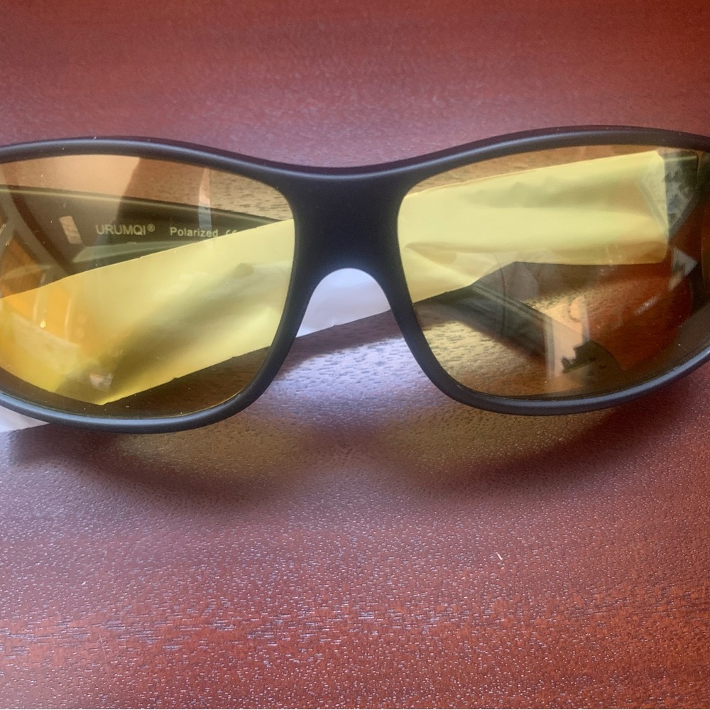 NIB URUMQI Anti-Glare Night Driving Glasses - Fit Over Prescription Glasses